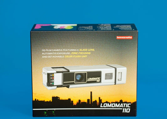 Lomomatic 110 Camera & Flash - Metal Edition